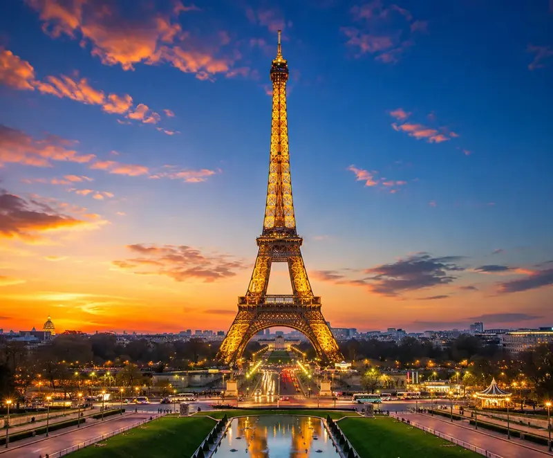 Torre Eiffel em Paris, França